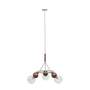 BePureHome Hanglamp 'Babble' Walnoothout