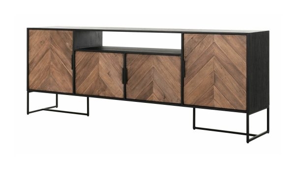 DTP Home Dressoir 'Criss Cross' Hout en staal