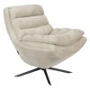 Dutchbone Draaifauteuil 'Vince' Rib