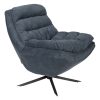 Dutchbone Draaifauteuil 'Vince' Rib