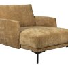 Dutchbone Fauteuil 'Longue' Met chaise longue