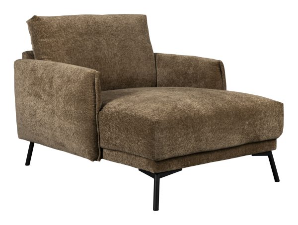 Dutchbone Fauteuil 'Longue' Met chaise longue