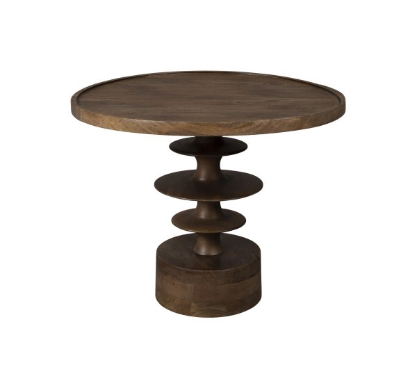 Dutchbone Ronde Salontafel 'Cath' Mangohout