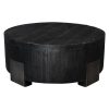 Dutchbone Ronde Salontafel 'Coals' Acaciahout