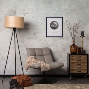 Dutchbone Vloerlamp 'Woodland' 150cm