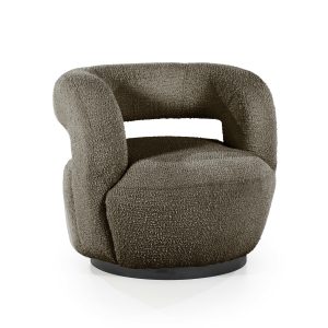 Eleonora Draaifauteuil 'Sharon' Bouclé