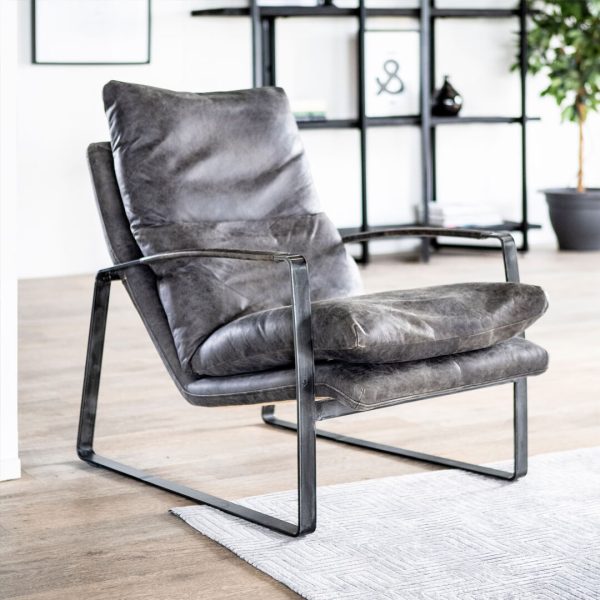 Eleonora Leren Fauteuil 'Lex'