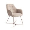 Jesper Home Eetkamerstoel 'Noto' Beehive Rose Gold