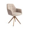 Jesper Home Eetkamerstoel 'Noto' Turn Rose Gold