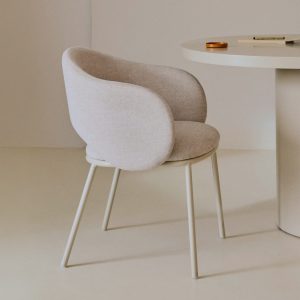 Kave Home Eetkamerstoel 'Maina' kleur Beige