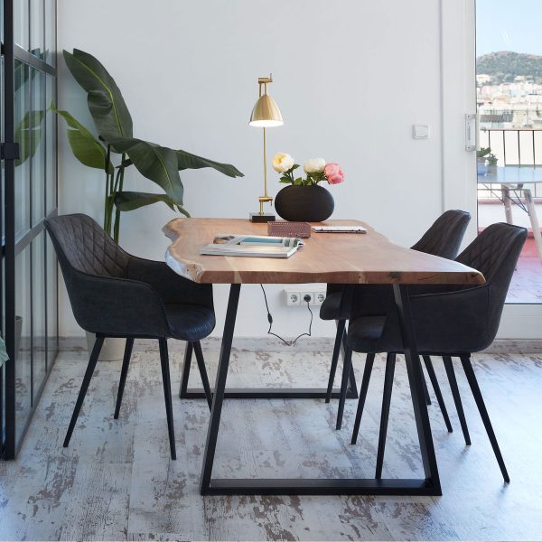 Kave Home Eettafel 'Alaia' Acacia Boomstam