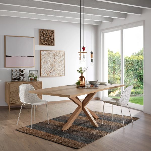 Kave Home Eettafel 'Argo' Eiken