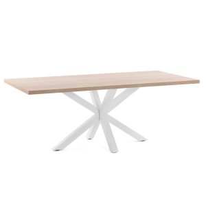 Kave Home Eettafel 'Argo' wit / hout