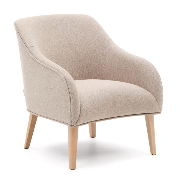 Kave Home Fauteuil 'Bobly' Naturel poot