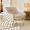 Kave Home Fauteuil 'Candela' kleur Beige