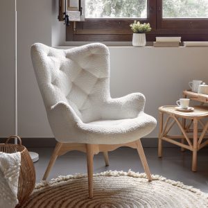 Kave Home Fauteuil 'Kody' Bouclé