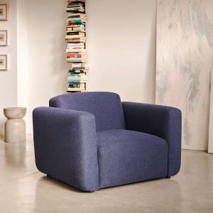 Kave Home Fauteuil 'Neom' kleur Donkerblauw