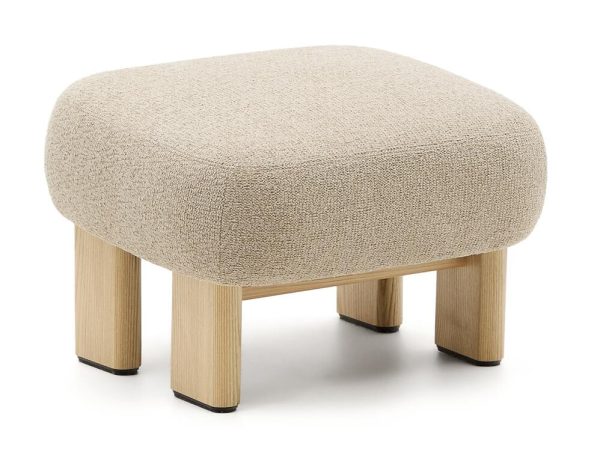 Kave Home Hocker 'Cabana' Chenille