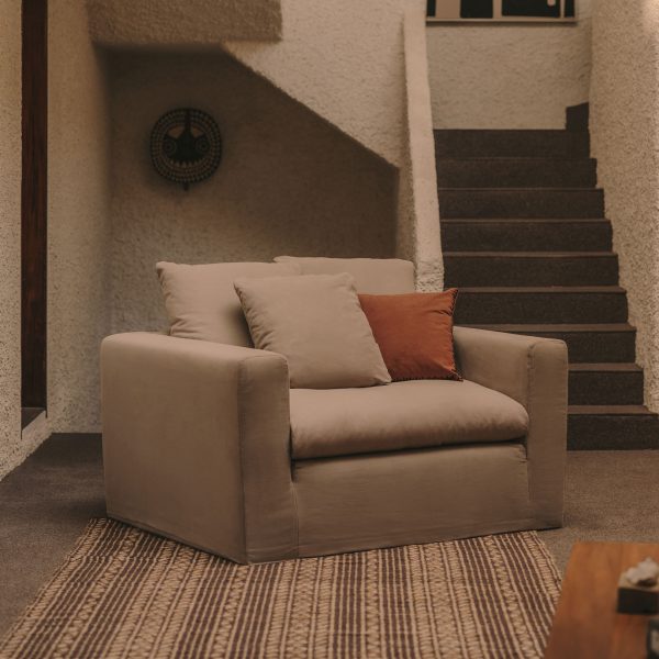 Kave Home Loveseat 'Nora' kleur Taupe