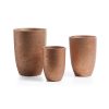 Kave Home Plantenpot 'Low' Set van 3 stuks