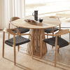 Kave Home Ronde Eettafel 'Jeanette' Teakhout