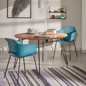 Kave Home Uitschuifbare Ronde Eettafel 'Novac' Ø120 x 120 - 200cm