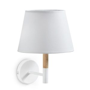 Kave Home Wandlamp 'Orsen' Metaal en Beukenhout