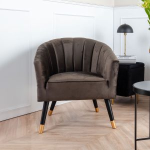 Leitmotiv Fauteuil 'Royal' Velvet