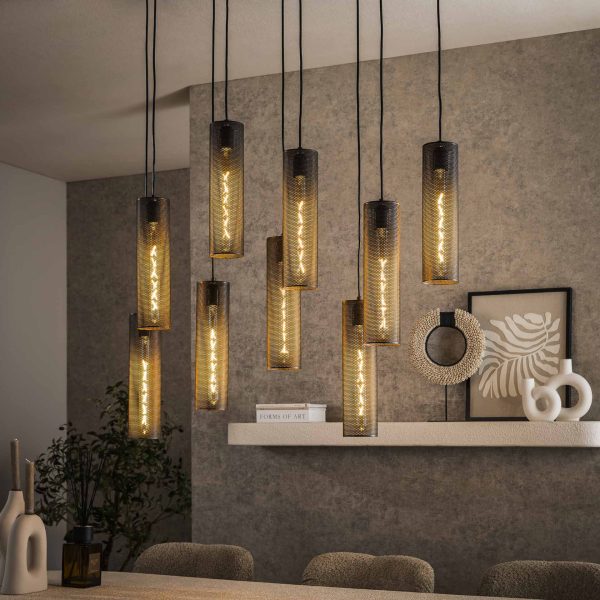 LifestyleFurn Hanglamp 'Manda' Artic Black