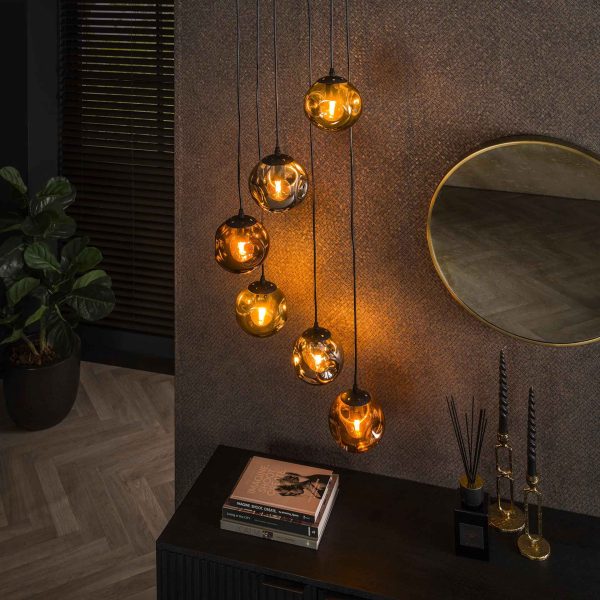 LifestyleFurn Hanglamp 'Shahid' Glas