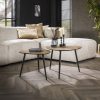 LifestyleFurn Salontafel 'Corky' Metallic