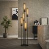 LifestyleFurn Vloerlamp 'Manda' Artic Black