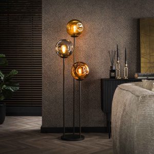 LifestyleFurn Vloerlamp 'Shahid' Glas