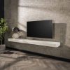 LifestyleFurn Wandplank/TV-meubel 'Tocara' Marmer composiet