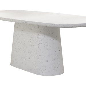 Light & Living Deens Ovale Eettafel 'Hamura' Terrazzo