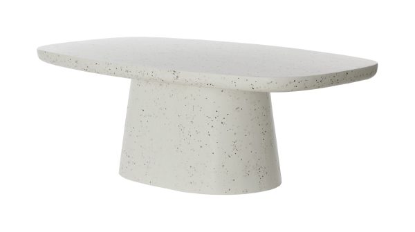 Light & Living Deens Ovale Salontafel 'Hamura' Terrazzo