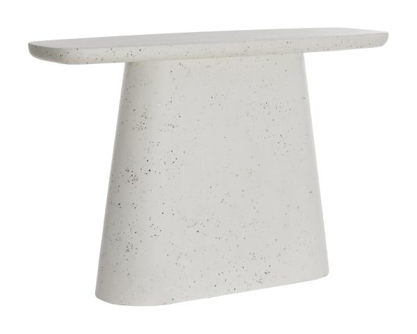 Light & Living Deens Ovale Sidetable 'Hamura' Terrazzo