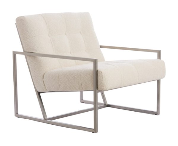 Light & Living Fauteuil 'Geneve' Bouclé