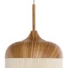 Light & Living Hanglamp 'Dania' Houtlook en touw