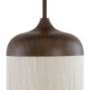 Light & Living Hanglamp 'Dania' Houtlook en touw