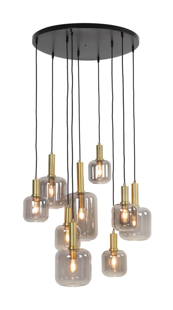 Light & Living Hanglamp 'Lekar' 9-Lamps