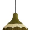 Light & Living Hanglamp 'Mizia' Velvet en webbing