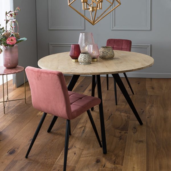 Light & Living Ronde Eettafel 'Magnifera' Mangohout