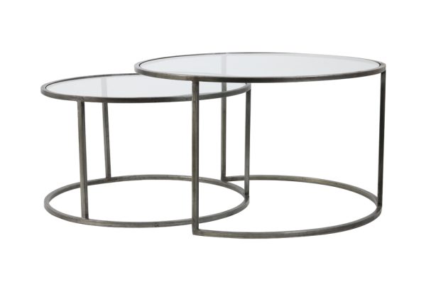 Light & Living Salontafel 'Duarte' Set van 2 stuks