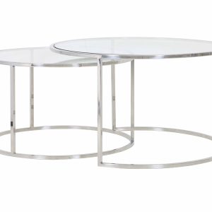 Light & Living Salontafel 'Duarte' Set van 2 stuks