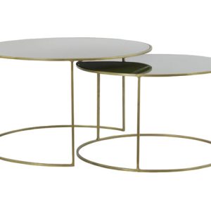 Light & Living Salontafel 'Evato' Set van 2 stuks