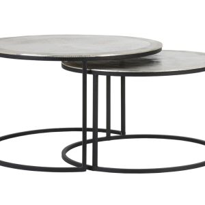 Light & Living Salontafel 'Talca' Set van 2 stuks