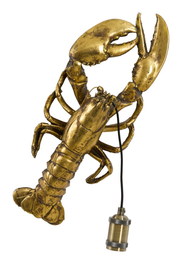 Light & Living Wandlamp 'Lobster' kleur Brons