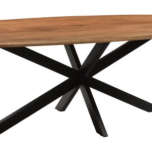 LivingFurn Deens Ovale Eettafel 'Jesper' Mangohout