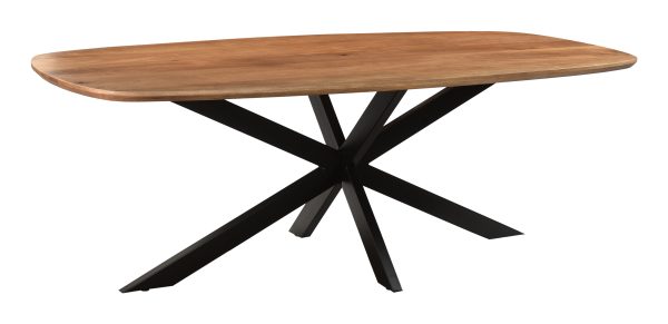 LivingFurn Deens Ovale Eettafel 'Jesper' Mangohout